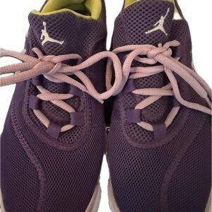 Nike Air Jordan Women’s Purple Mesh Sneakers   .Size 7Y or women 8.5 . .